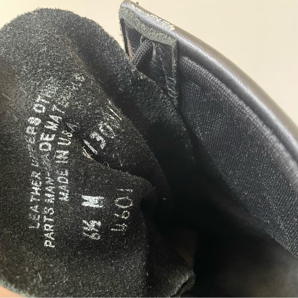 Vintage Women’s Heritage Lacer Black Leather Kiltie Cowboy Boot | US 6.5 - Picture 7 of 8